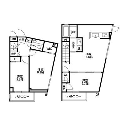 【2026/10/22からご入居可能】アットイン芦屋2-2の地図画像