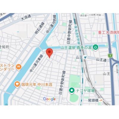 セイワマンスリー山王【1DK】【禁煙🚭】【ネット無料】【駐車場敷地内1台空きあり】の地図画像