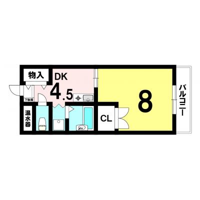 【三重県桑名市/西桑名駅/駐車場/バストイレ別・独立洗面台/洋室8.1帖】セピアコートⅡ ファミマンの地図画像
