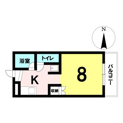 【名古屋市西区/庄内通駅徒歩7分/駐車場/バストイレ別】ゴールデンハイツA棟の地図画像