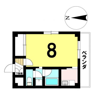 【名古屋市名東区/上社駅徒歩10分/駐車場/無料Wi-Fi/バストイレ別】ステージア上社 ファミマンの地図画像