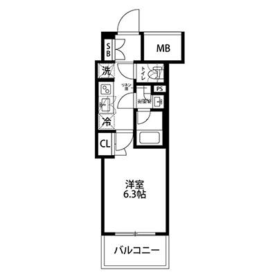 アットイン堺筋本町TK5-1（心斎橋）　《当社全物件 無料Wi-Fi完備｜来店不要・WEBで予約から契約まで完結》の地図画像