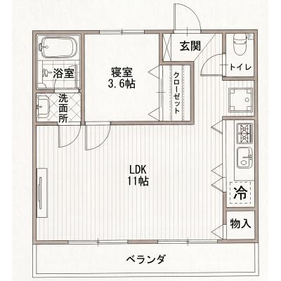 コスパだけじゃない“快適さ重視”マンスリータウン前橋上小出町A205【Wi-Fi無料✨】【群大病院まで徒歩6分】の地図画像