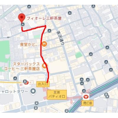 フィオーレ三軒茶屋の地図画像