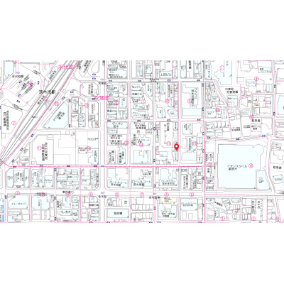 三島のマンスリー　阪急茨木②　★インターネット無料★　1DK　オートロックあり　駅徒歩4分の地図画像