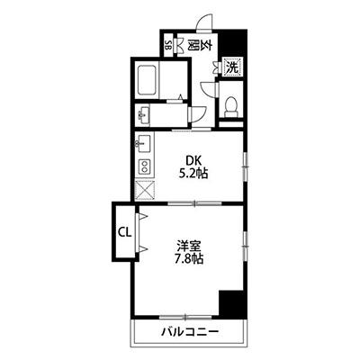 アットイン谷町四丁目（堺筋本町）7　《当社全物件 無料Wi-Fi完備｜来店不要・WEBで予約から契約まで完結》の地図画像