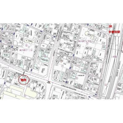 メゾン・ド・ユニヴェール　オートロック付き！角部屋！JR宇都宮駅徒歩９分！の地図画像