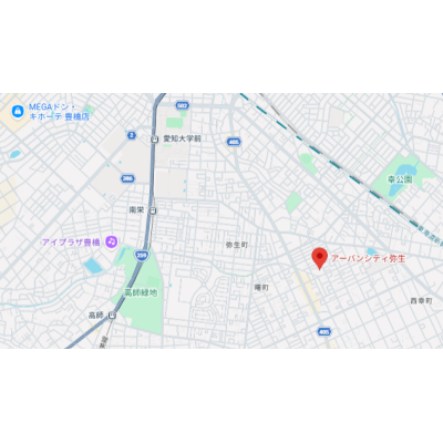 🚉豊橋鉄道渥美線「南栄駅」利用で豊橋駅まで好アクセス✨閑静な住宅街で落ち着いた環境🌳の地図画像
