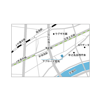 StayJam福島2ーA【キングベッド・ネット無料】の地図画像