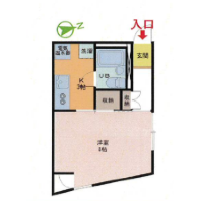 駅ちか！家具家電付き！広々居室！TM529の地図画像