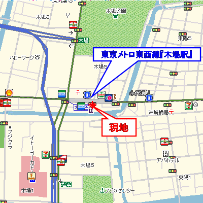 マンスリーリブマックス木場ステーションフロント■【26㎡・駅1分・独立洗面】≪スタンダードシリーズ≫の地図画像