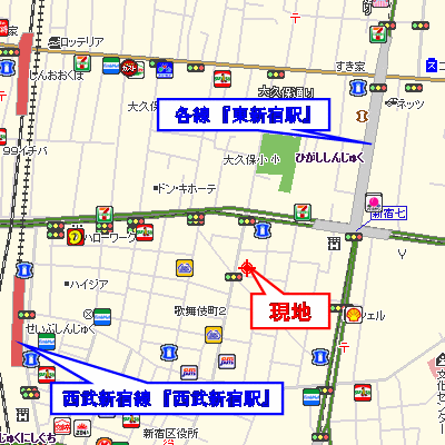 グッドステイ東新宿ステーションフロントタワー■【ハイクラス】の地図画像