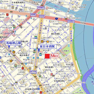 マンスリーリブマックス東日本橋EAST■『駅2分』≪スタンダードシリーズ≫の地図画像