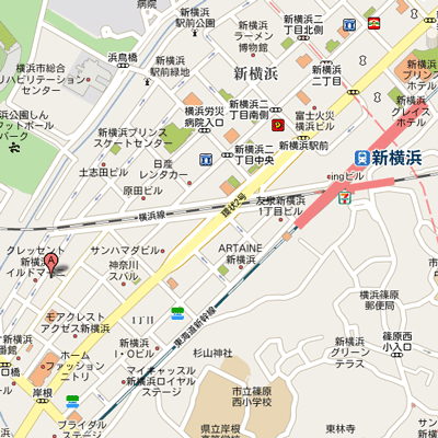 グッドステイ新横浜イクシール★『浴室乾燥付』【ベーシック】の地図画像