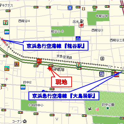 マンスリーリブマックス羽田空港WEST◎【2点UB】≪スタンダードシリーズ≫の地図画像
