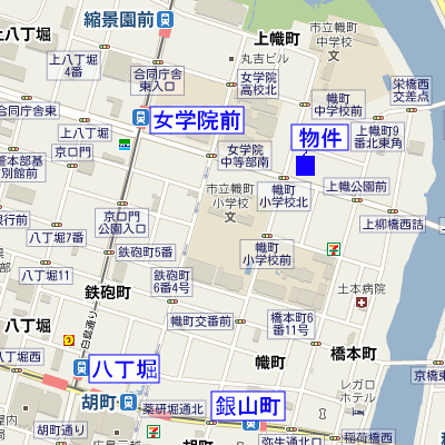 マンスリーリブマックス広島女学院前■【30平米・NET対応】≪スマートシリーズ≫の地図画像