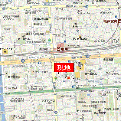グッドステイ亀戸南公園前■【ベーシック・セミダブル】の地図画像