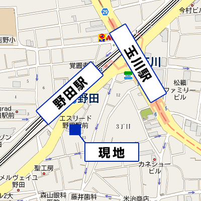 グッドステイ大阪・野田駅前★【ライト・駅1分】の地図画像