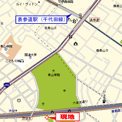 グッドステイ表参道・六本木通り■【ベーシック・セミダブル】の地図画像