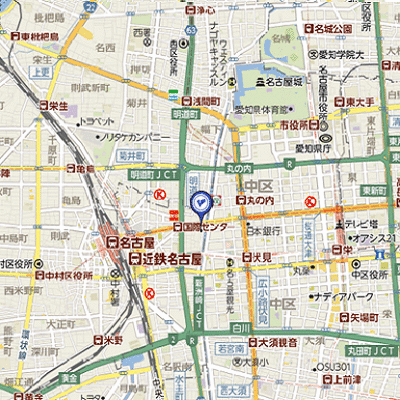 マンスリーリブマックス名古屋国際センタールミナス■【NET対応・洗浄機能付便座】≪スタンダードシリーズ≫の地図画像