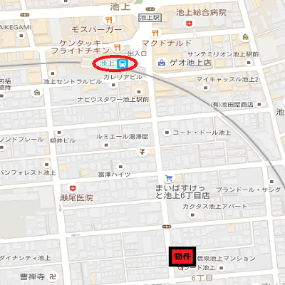 グッドステイ蒲田西・池上ラルジュ■【ベーシック・セミダブル】の地図画像