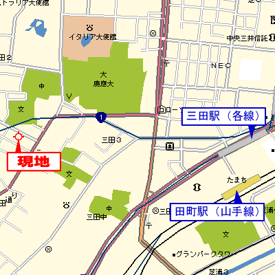 グッドステイ三田・慶應義塾女子高前▲【ベーシック】の地図画像
