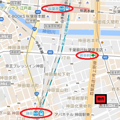 グッドステイ神田駅東□【ハイクラス】の地図画像