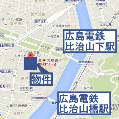 マンスリーリブマックス八丁堀リバーサイド■【NET対応】≪スタンダードシリーズ≫の地図画像