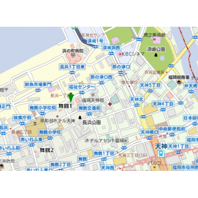 ★築浅★ルームイン舞鶴Ⅰ★デザイナーズハイグレードマンション★の地図画像