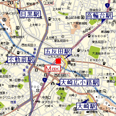 グッドステイ五反田駅前□【ベーシック】の地図画像