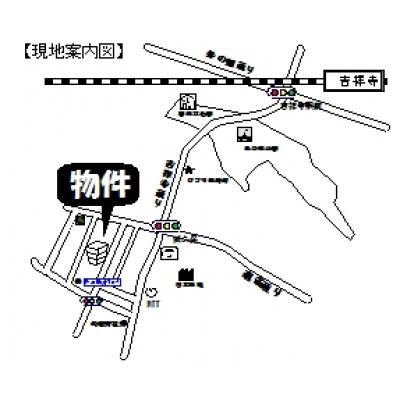 リベストマンスリー吉祥寺７【禁煙・ネット無料ＷＩＦＩ】の地図画像