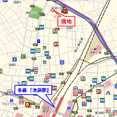 グッドステイ池袋西口プライムアクシア■【ベーシック】の地図画像