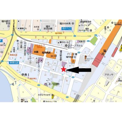 マンスリースタイル福井(Fタイプ)の地図画像