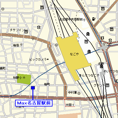 グッドステイ名古屋ステーションフロント■【ベーシック・駅5分・南向き・NET対応】の地図画像