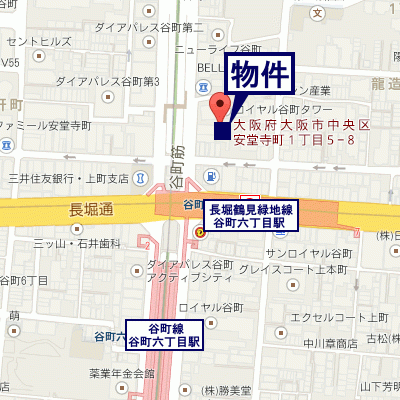 グッドステイ谷町6丁目駅前エステム■【ベーシック・NET対応】の地図画像
