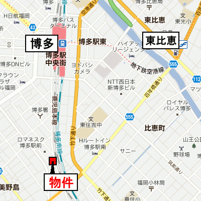 グッドステイ博多駅南■【ベーシック・NET対応】の地図画像