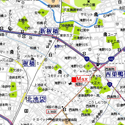 グッドステイＪＲ埼京線板橋■『UBタイプ』【ライト】の地図画像