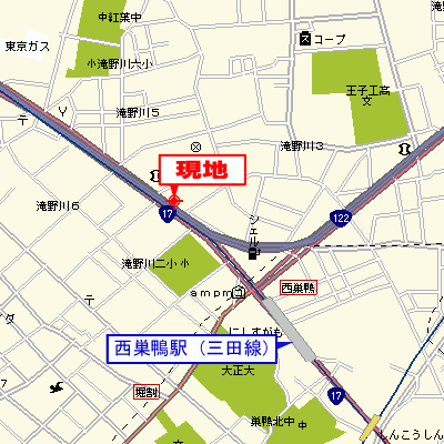 グッドステイ西巣鴨駅前ラグジュアリー●【ベーシック】の地図画像