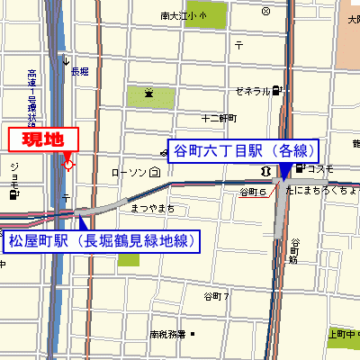グッドステイ松屋町■【ベーシック・駅2分・NET対応】の地図画像