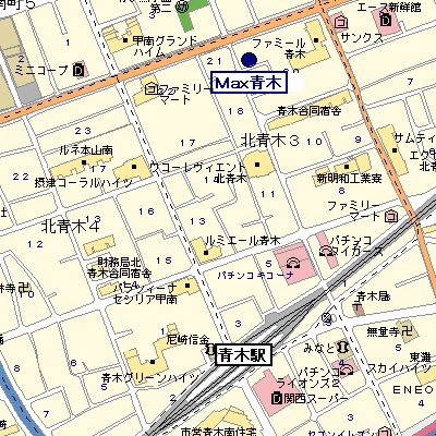 グッドステイ青木■【ベーシック・駅4分・NET対応】の地図画像