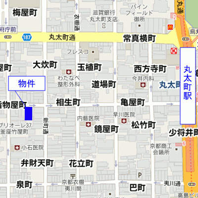 グッドステイ京都丸太町ＷＥＳＴ■【ベーシック・NET対応】の地図画像