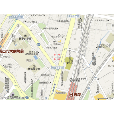 ヴィレッジ千の地図画像