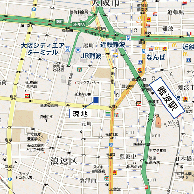 グッドステイ難波■【ライト・駅５分・NET対応】の地図画像