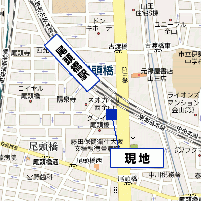 ≪ホテルタイプ≫グッドステイ名古屋金山ウエスト■『シングルルーム禁煙』【無料Wi-Fi・洗浄機能付便座・空気清浄機付】の地図画像