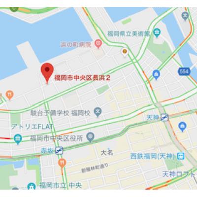 サヴォイグランデウォーターサイド　A　　【💻NET無料】　🚘近隣CPの地図画像