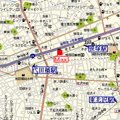グッドステイ笹塚一丁目※【ベーシック・20㎡・セパレート・駅4分】の地図画像