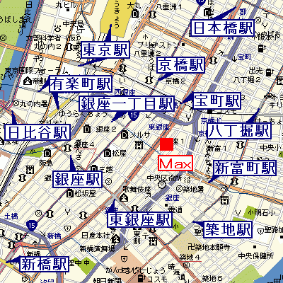 グッドステイ銀座一丁目■『駅徒歩4分』【ベーシック】の地図画像