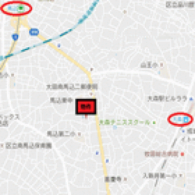 グッドステイ南馬込ルーブルステイ■【ベーシック・24平米・1DK】の地図画像