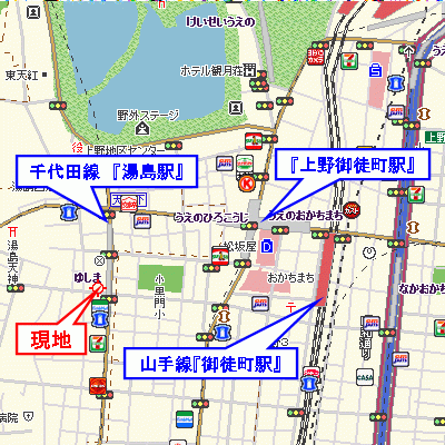 グッドステイ湯島駅前▲【ベーシック】の地図画像