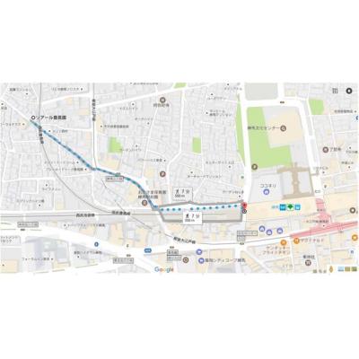 トータスマンスリー豊島園☆練馬駅徒歩6分！オートロック！Wi-Fi無料！の地図画像